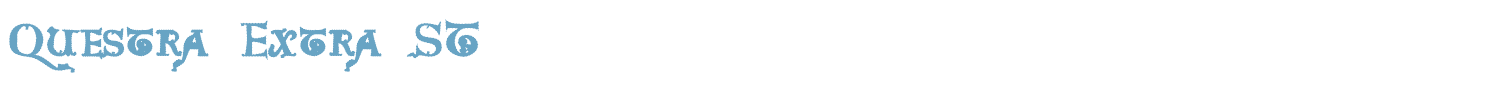 sample Questra Extra ST font